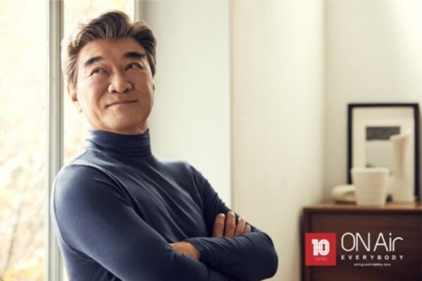 ▲탑텐의 발열내의 온에어 모델 배우 이덕화. [사진=탑텐]