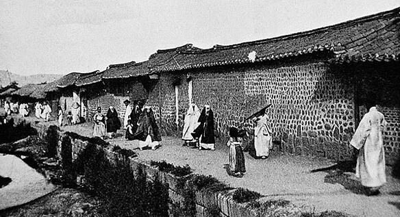 청계천 주변 옛모습.