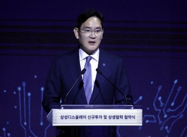 이재용 삼성전자 부회장이 '스웨덴 최대 기업집단'인 발렌베리그룹 마르쿠스 발렌베리 회장을 만났다. (사진제공=연합뉴스)
