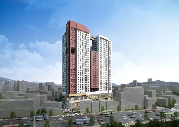 용산 원효로1가 역세권 청년주택 사업 조감도[사진제공=코람코자산신탁]