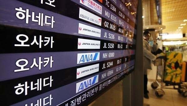 일본이 신종 코로나바이러스 감염증(코로나19) 확산을 막기 위해 한국인 입국자에 대한 입국제한 강화 방침을 발표하면서 국내 항공업계가 사상 최악의 불황을 경험하게 될 상황에 놓였다. (사진제공=연합뉴스)