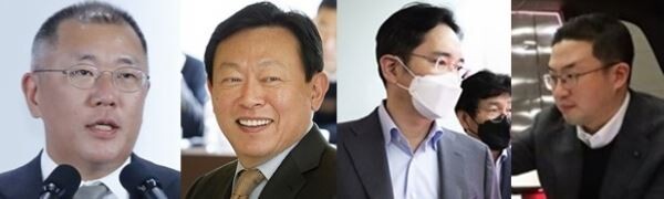 재계 총수들이 '장기화 국면'으로 치닫는 코로나19 확산 사태에 따른 경제위기 상황을 극복하기 위해 해법 찾기에 주력하고 있다. (사진제공=연합뉴스)