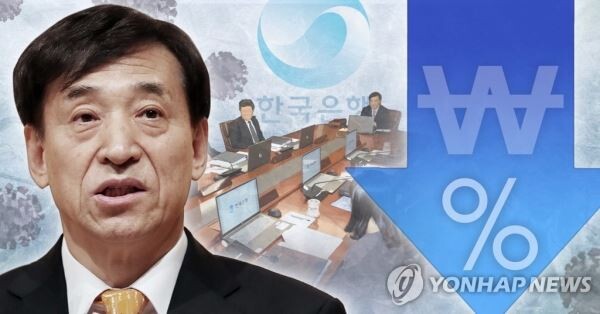 한국은행이 28일 기준금리를  연 0.75%에서 연 0.50%로 0.25%포인트 인하했다.[사진=연합뉴스]