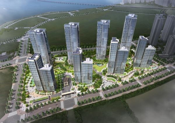 힐스테이트 레이크 송도3차 조감도.[사진제공=현대건설]