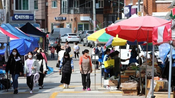 기린전통시장. 사진=인제군