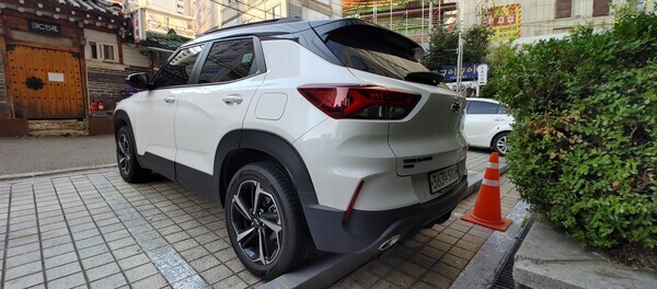컴팩트 SUV 쉐보레 ‘트레일블레이저 RS’. 사진=이범석 기자