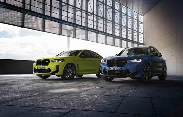 BMW코리아가 출시한 ‘뉴 X3 M 컴페티션’과 ‘뉴 X4 M 컴페티션’. 사진=BMW코리아