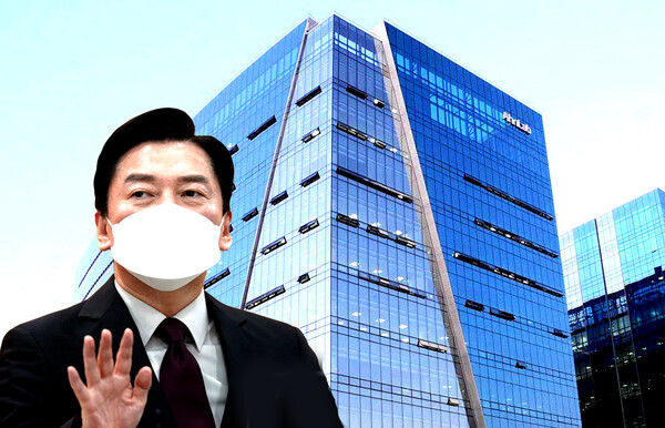 안철수 대통령직 인수위원장과 안랩 보사 전경. 편집=이범석 기자