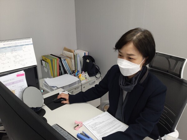 목동우성1차아파트 리모델링 사업을 이끄는 김유진 조합장 [사진 김병윤 기자]