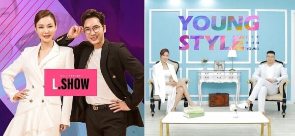 ▲(사진에서 왼쪽)롯데홈쇼핑 대표 패션 프로그램 L.SHOW의 이수정쇼호스트와 김우리 스타일리스트, 영스타일에 출연한 에스콰이어 신기주 편집장. [사진=롯데홈쇼핑]