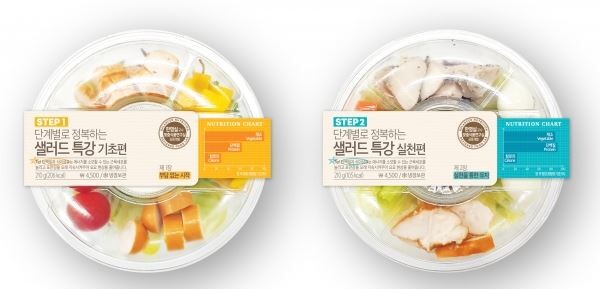 ▲샐러드 2종. [사진=GS리테일]