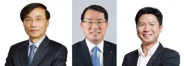 ▲(사진 왼쪽부터) 차정호 신세계 대표이사, 신세계인터내셔날 장재영 대표이사, 손문국 부사장보. [사진=신세계그룹]