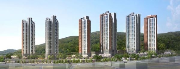 대림산업이 서울 서대문구 홍은동 104-4번지 일원에 들어서는 ‘e편한세상 홍제 가든플라츠’의 주택전시관을 20일 개관하고 분양 중이다. 사진은 'e편한세상 홍제 가든플라츠' 투시도. [사진제공=대림산업]